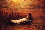 Lady Canvas Paintings - The Lady of Shalott